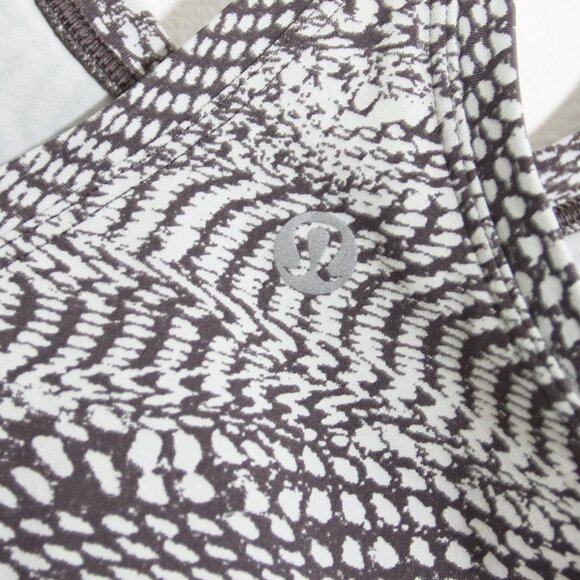 Lululemon Cool Racerback II Tank Top *Race Length Swerve Vapor Metal Grey Size 6 - Picture 7 of 9